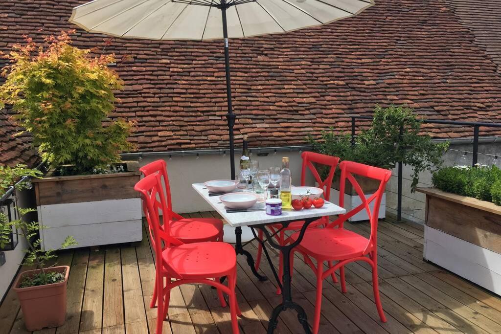 Apartamento La Terrasse Du Chevalier D'Eon - Loft A Tonnerre Exterior foto